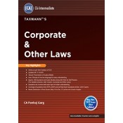 Taxmann's Corporate & Other Laws for CA Inter May 2022 Exam [New Syllabus] by CA. Pankaj Garg
